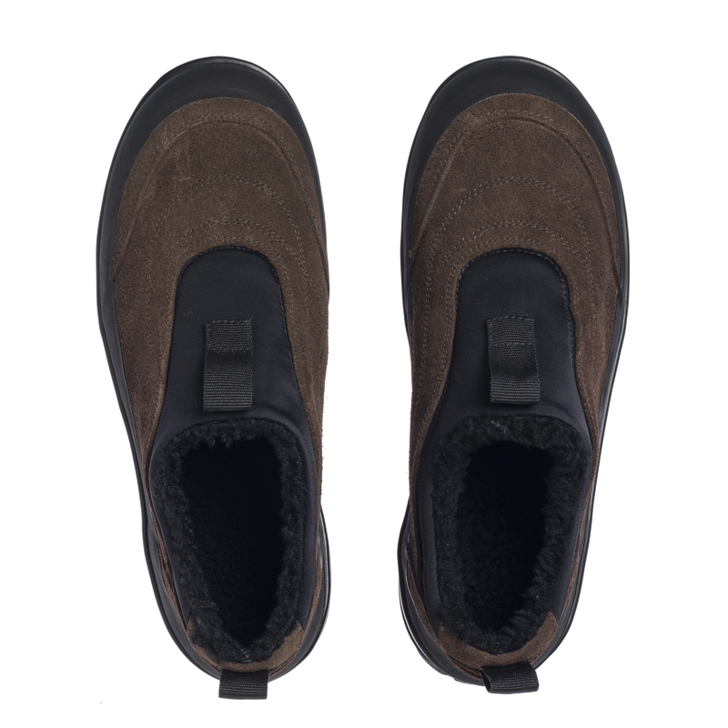 Badia Basso Shearling Bison Suede M